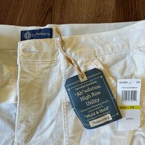 Democracy “Ab” solution High Rise Corduroy Utility Pant